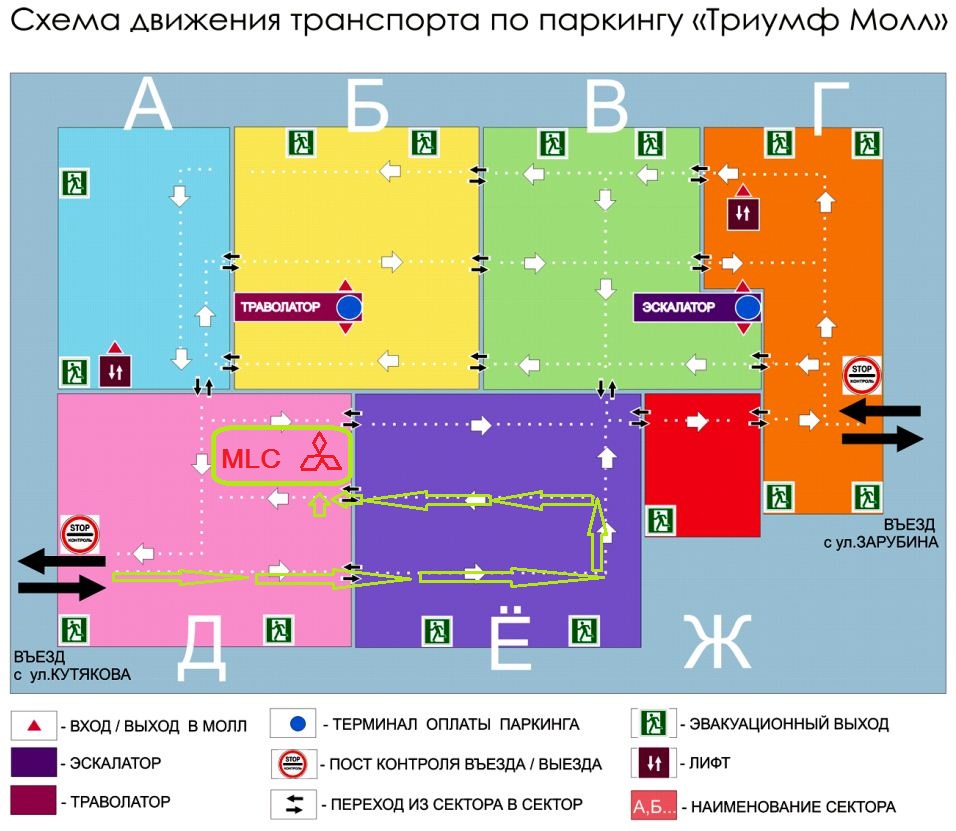 Сити молл схема магазинов